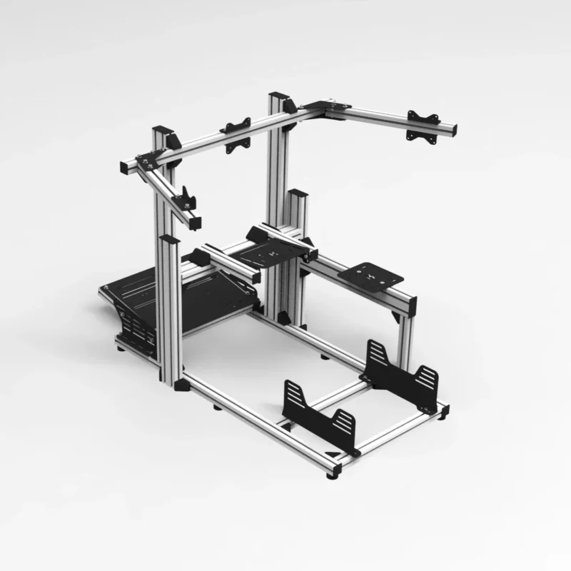 Cockpit HS40 - 3 Monitores - Bandeja Frontal